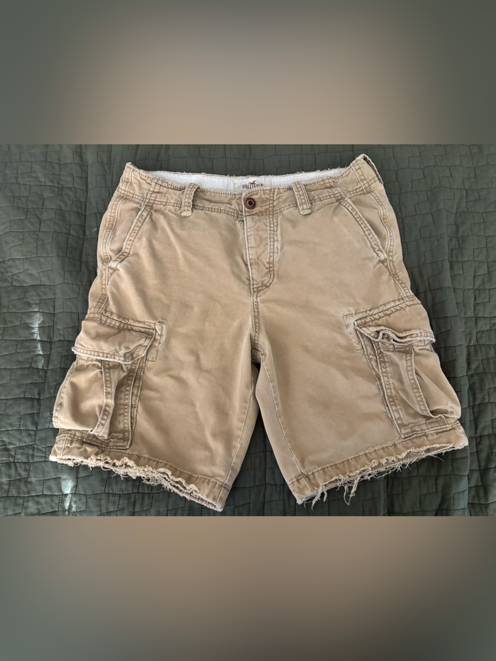 Vintage 2000/2010s Hollister Menβs Cargo Shorts Size 33